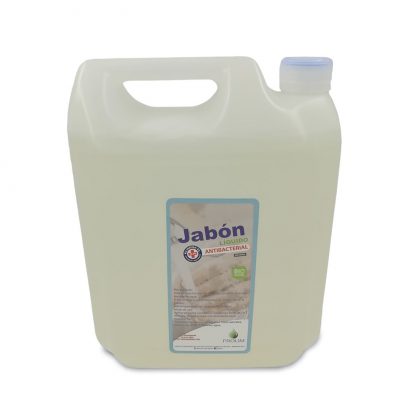 Jabón líquido de manos antibacterial 5 Litros Jabón & Alcohol Higienizante www.comcer.cl
