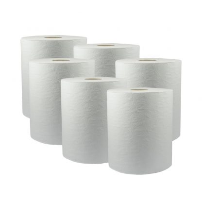 Toalla De Papel Bobina Ipel autocorte 6 Rollos De 200 Metros - Imagen 3