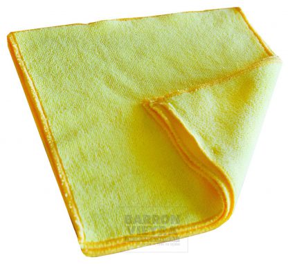 Paño Microfibra Amarillo 30x30 cm PACK DE 5 UNIDADES