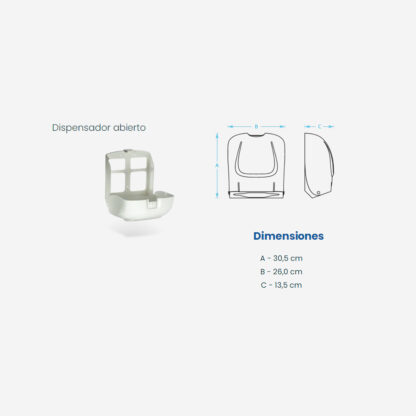 Dispensador De Toalla Interfoliada - Imagen 2