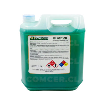 Alcohol gel antiséptico en base de alcohol